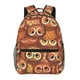 thumbnail image 1 of Disketp Brown Owl Mochila Estampada para Hombre y Mujer – Mochila Ligera Clásica con Múltiples Bolsillos para Universidad, Trabajo y Viajes-One Size, 1 of 5