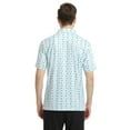 thumbnail image 3 of DTWOOO Men's Golf Shirts Short Sleeve Print Performance Moisture Wicking Dry Fit Golf Polo Shirts for Men, 3 of 8