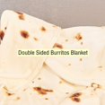 thumbnail image 2 of CHAO Patrón de tortilla de manta novedosa para niños Burritos Food Creations de 1,8 m, 2 of 5