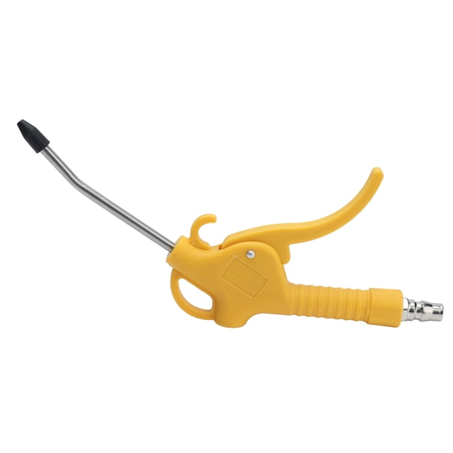 High-Performance ABS Stainless Steel Pneumatic Dust Blower with Brass Connector - Yellow Compact Design, Energy-Efficient, Stable Airflow, and Comfortable Grip for Easy Operation