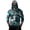 Light Blue, variant on Mens Sun Protection Shirts Cooling Rash Guard Breathable Long Sleeve UV Sunshirt with Face Mask and Chest Pockets