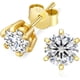 thumbnail image 1 of KRKC&CO Aretes Mujer de Moissanita, Aretes Plata 925 Hipoalergénicos, Chapada en Oro, D Color, VVS1, Brillantes, Joyeria Día de San Valentín Regalo Mujer, 1 of 4