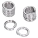 thumbnail image 4 of 150Pcs Spring Lock Washers Split Square Section Assortment Tool A2 Marine Grade Stainless SteelM4, 4 of 5