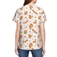 thumbnail image 5 of Honeii Cute Squirrel Fall Print Youth Short Sleeve T-Shirt,Boys Athletic Shirt,Quick Dry Short Sleeve Performance Moisture Wicking T Shirt, 5 of 6
