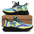 thumbnail image 1 of Zapatos planos con cordones y estampado de Santa Lucía para mujer, de verano, de malla transpirable, personalizados, nacionales, para pisos ligeros., 1 of 6