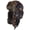 Maple, variant on Adult Tree Camouflage Russian/Hunters W/Soft Faux Fur Winter Hat (One Size) - Pink