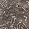 thumbnail image 3 of Paisley Flannel Gray Deep Pocket Twin Sheet Set by Blue Nile Mills, 3 of 9