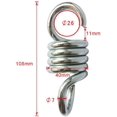 thumbnail image 4 of 2 Pcs Crochets Suspendus 700 lbs Poids Ressort de Chaise Hamac, 4 of 5