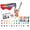 Nail Art Pens-24 Colors-A19, variant on NEW 6/12/24 Colors Nail Arts Markers Pens Set, Nail Art Markers, Nail Art Pens, Flexible tool for diverse nail decoration ideas 24 Colors