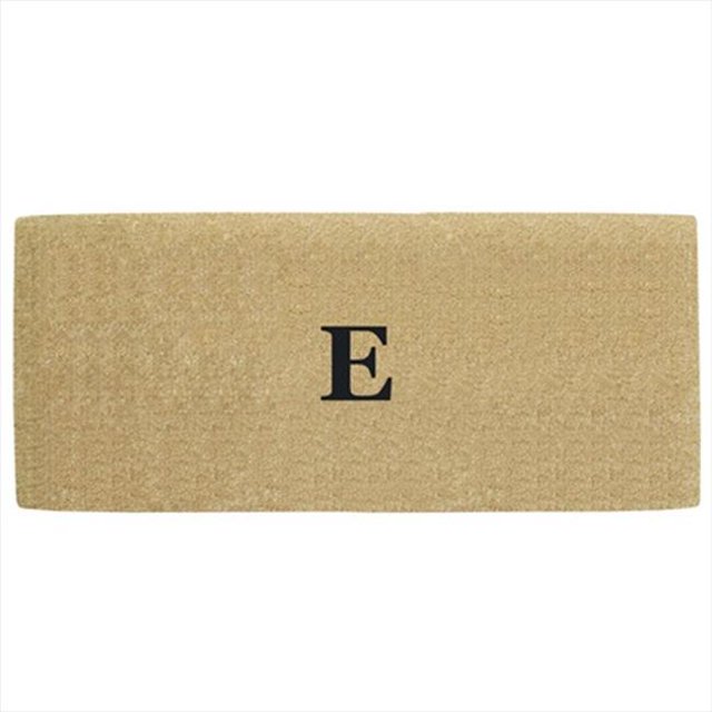 Nedia Home O2131F Heavy Duty Coir Mat -30 In. x 48 In. No Border- Monogrammed F