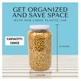 CLEARVIEW 1 Gallon Plastic Jar 1 Pack Containers and Organization