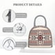 thumbnail image 4 of Balery Fashion Tatreez1 Bolsa de Almuerzo para Mujeres, Caja de Almuerzo, Bolsa de Almuerzo Pequeña Impermeable, Tote de Almuerzo Reutilizable con Gran Capacidad, 4 of 6