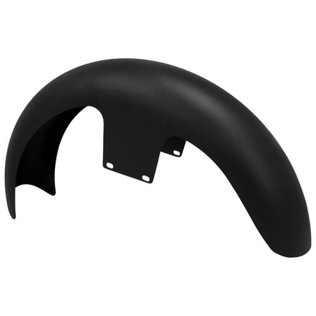 Matte Black 21" Wrap Front Fender For Harley Custom Baggers Electra Road Glide