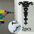 thumbnail image 4 of Door Hinges,Cabinet Door Hinges Vintage Style Garage,Jewelry Wooden Fittings Accessories,House Garage Faux Hinges Hardware Retro Cabinet,90 Degree Folding Support Hinge 270 Baoblaze Bisagras de puerta, 4 of 8