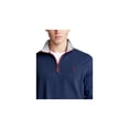 thumbnail image 3 of Polo Ralph Lauren Mens Navy Long Sleeve Mock Neck Classic Fit Quarter-Zip Shirt XL, 3 of 4
