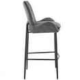 thumbnail image 6 of Home Square 26" Height Bar Stool in Charcoal Fabric and Black Finish - Set of 2, 6 of 9