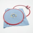 thumbnail image 4 of 22cm Embroidery Hoop Circle Stitch Sp Tension Adults Beginners Needlework Crafts Display Tool Supplies Handy Sewing Favor red, 4 of 10