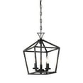 thumbnail image 3 of Matte Black Three Light Pendant from the Townsend Collection, 3 of 5