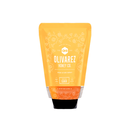 Olivarez Honey Company Montana Clover 16oz Squeeze Pouch - Real Honey