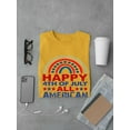 thumbnail image 3 of Happy 4Th Of July! America T-Shirt Men -Image by Shutterstock, Male x-Large, 3 of 4