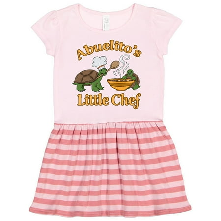 

Inktastic Abuelito s Little Chef with Cute Turtles Gift Toddler Girl Dress