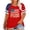 WineB&17^0429L, variant on Fabrcox L-5XL USA 250th Anniversary Shirt 1776-2026 Flag Print 4th of July Shirts for Women Funny Independence Day Freedom Funny Patriotic Shirts for Women