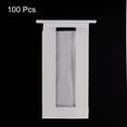 thumbnail image 3 of 100pcs Bakery Bags with Window, Tin Tie Tab Lock Bags, Kraft Paper Bags for Cookies(White 9.3x4.7inch), 3 of 7
