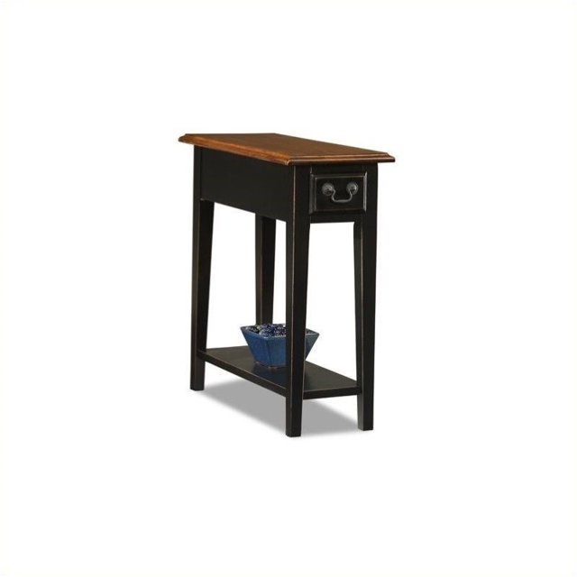 Bowery Hill Table d'Appoint de Bout de Chaise, Fini Ardoise