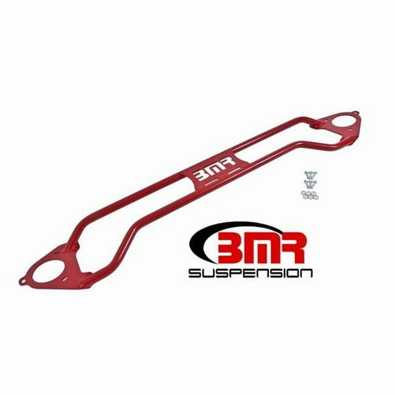 BMR 16-17 6th Gen Camaro Front Twin Tube Design Strut Tower Brace - Red