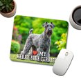 thumbnail image 3 of I Love My Kerry Blue Terrier Dog Heart Mouse Pad Low Profile Gaming Mat, 3 of 7