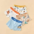 thumbnail image 3 of Tiijoy Boys Tagless Cotton Boxer Briefs Stretch Soft Underwear Shorts, 4-Pack, 3 of 3