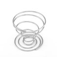 thumbnail image 4 of Coupe d'Oeuf en Métal Spiralée Petit-Déjeuner Porte-Œufs Cuit Dur, 4 of 9