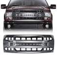 thumbnail image 1 of AMERICAN MODIFIED Calandre Blindée avec Lumières Tout-Terrain pour Ford F150 2009-2014, 1 of 11