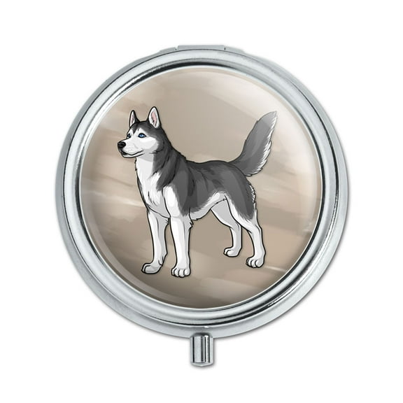 Siberian Husky Pet Dog Pill Box
