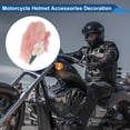 thumbnail image 3 of Accesorios para Casco de Motocicleta Decoración Orejas de Gato con Flor para Cascos de Motocicleta Bicicleta Esquí Rosa Raíz de Loto Pegatina 2 Juegos, 3 of 6