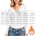 thumbnail image 3 of Women Shirts Long Sleeve Tops V Neck Lightweight Fashion Undershirts Basics Tops, Slim Fit, Base Layer, Thermal Underwear, Stretchy Fit, Casual Wear, 3 of 8