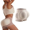 thumbnail image 1 of Shapers Pantalon Ventre Femme Fesses Rehausse-Fesses avec Coussinets Pp Pêche Hanches Angle Plat Taille Modelant sous-Vêtements TTG, 1 of 8