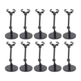 thumbnail image 1 of Lot de 10 Supports de Figurines d'Action Supports de Poupée Cadre de Support Mobile pour Modèles de 6 Pouces avec Base Réglable en Plastique, 1 of 7