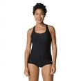 thumbnail image 2 of Speedo Women's Princess Seam Ultraback One Piece Full Swimsuit, Black, Size 18, 2 of 13