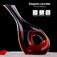 thumbnail image 4 of Decantador Bluelander, Jarra de Vino, Diseño Clásico, Capacidad 1000 ml, 4 of 5