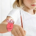 thumbnail image 3 of Mini USB Rechargeable Watch Fan with LED Light and Comfortable Wrist Strap Portable Strong Wind Cat Ear Design for Outdoor Use, 3 of 3