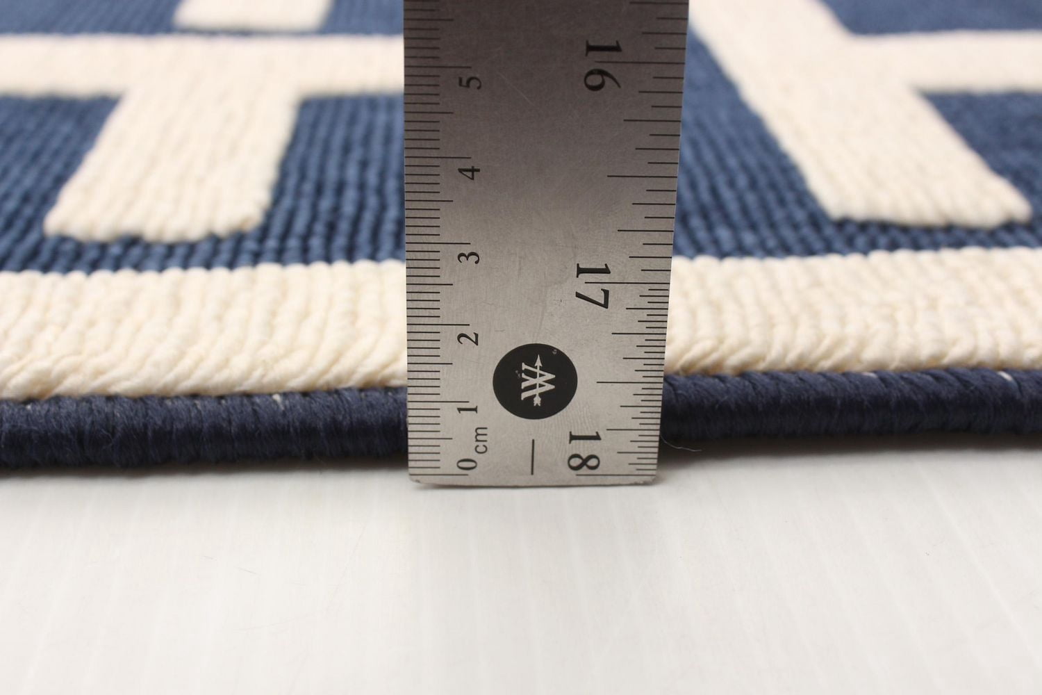 ECARPET Indoor/Outdoor for Balcony, Patio and Garden Villa Blue Rug
