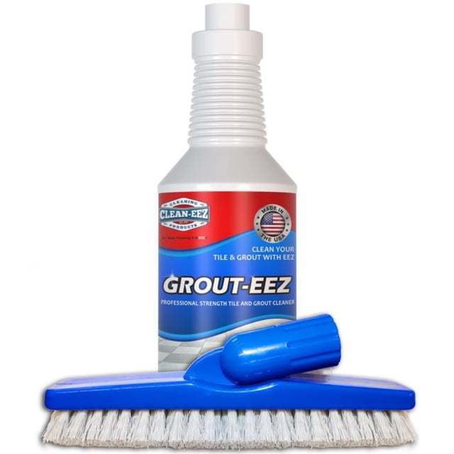 Limpiador de azulejos Clean-eez Grout-eez con cepillo vertical 946 ml 32 oz