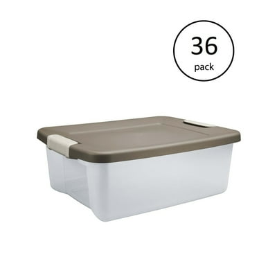 Sterilite 25 quart shelf tote sale