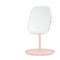 thumbnail image 1 of Miroir de Maquillage à DEL avec Lumière, Miroir pour le Visage avec Rangement, Miroir de Coiffeuse de Bureau Rotatif avec Lumière, Variateur Réglable, Miroir Cosmétique USB, Utilisation Grand, 1 of 7