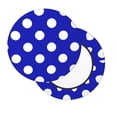 thumbnail image 2 of Disketp Blue And White Polka Dot Funda Redonda para Taburete, Funda de Cojín para Silla de Bar Suave y Elástica-14 inch, 2 of 7