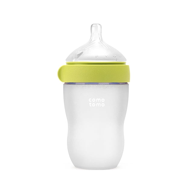 Biberón Comotomo Silicone Gen 2, 240 ml, verde con tetinas