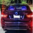 thumbnail image 4 of From China iJDMTOY Compatible With BMW Front Hood or Rear Trunk Lid, Brilliant Red 3.25-Inch 82mm Roundel LED Emblem Background Illumination Lighting Kit, 4 of 9