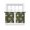 Green, variant on Desert Camels Sheer Curtains 45 Inch Length 2 Panels Set Window Treatments, Vintage Sand Animals Aloe Vera Leaves Beige Rod Pocket Semi Curtains for Living Room/Bedroom/Kitchen Décor, 104"W x 45"L