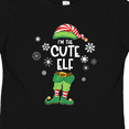 thumbnail image 4 of Inktastic Funny Christmas I'm the Cute Elf with Shoes and Hat Boys or Girls Toddler T-Shirt, 4 of 5